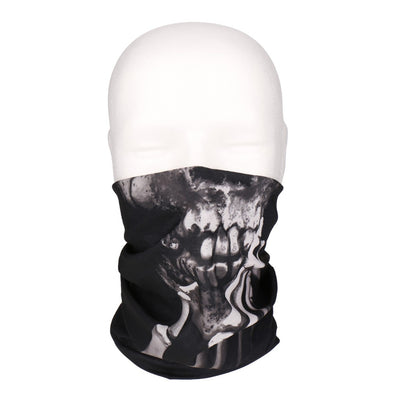 Multifunktionstuch, Bandana Schlauchschal, als UV-Schutz, Outdoor Halstuch oder Stirnband, unisex smoking skull
