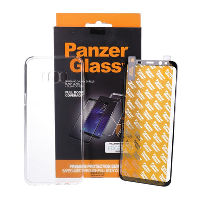 Displayschutz Schwarz für Samsung Galaxy S8+ inkl. Clear Cover
