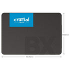 Crucial BX500 int. 2,5" SSD Festplatte 480GB