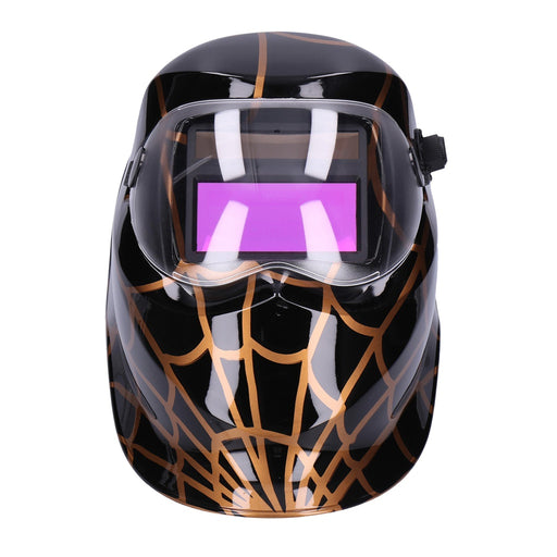 Produktbild Brandschutzeinheit - TP Automatik Solar Schweißhelm mit UV-Schutz, auto Verdunkelung, Feuerhemmend, schnelle Schaltzeiten- Black & Gold (1501-A)