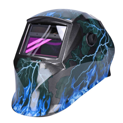 Produktbild Brandschutzeinheit - TP Automatik Solar Schweißhelm mit UV-Schutz, auto Verdunkelung, Feuerhemmend, schnelle Schaltzeiten- Lightning (1609-A)
