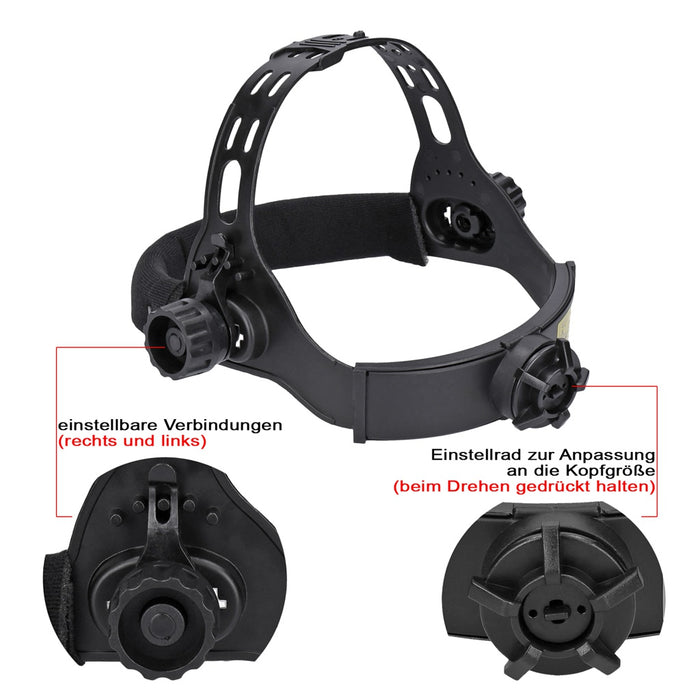 TP Automatik Solar Schweißhelm mit UV-Schutz Lightning