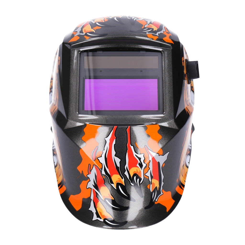 Produktbild Brandschutzeinheit - TP Automatik Solar Schweißhelm mit UV-Schutz, auto Verdunkelung, Feuerhemmend, schnelle Schaltzeiten- Bear (1621-A)