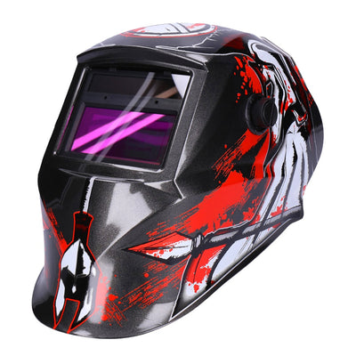 Automatik Solar Schweißhelm mit UV-Schutz, auto Verdunkelung, Feuerhemmend, schnelle Schaltzeiten- Warrior (1630-A)
