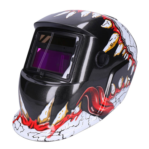 Produktbild Schweißhelm - TP Automatik Solar Schweißhelm mit UV-Schutz, auto Verdunkelung, Feuerhemmend, schnelle Schaltzeiten- Big Bite (1634-A)