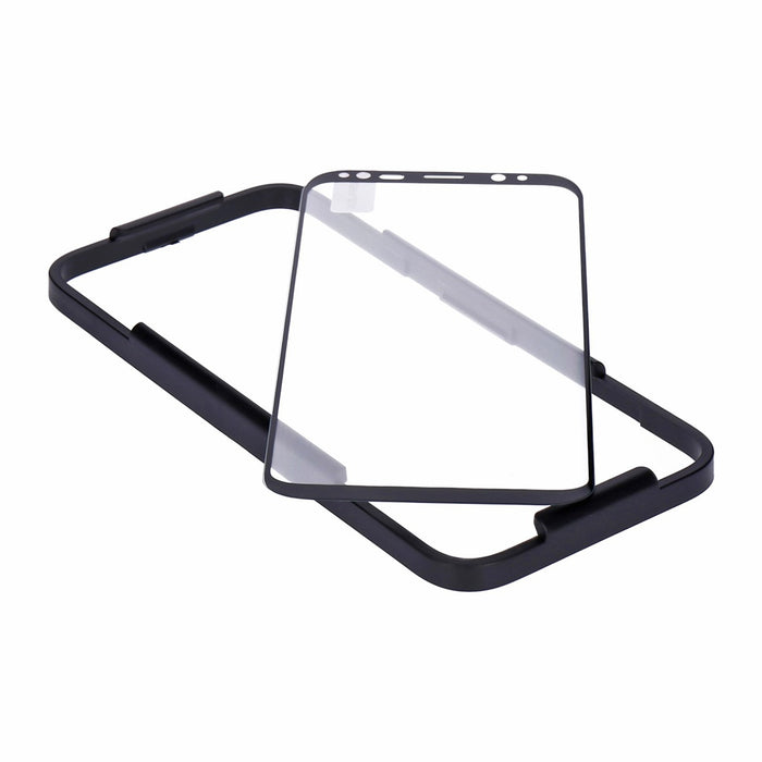 Displex Full Cover Displayschutzglas für Samsung Galaxy S8 in schwarz