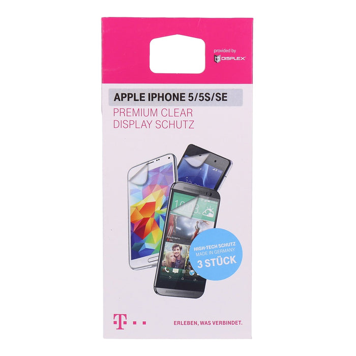 Displex Schutzfolie für iPhone SE 5s 3er Pack