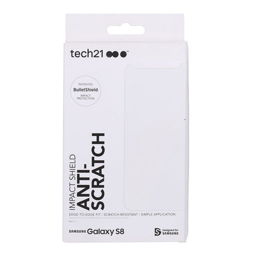 Produktbild Displayschutzfolie - Tech21 Anti-Scratch Displayschutzfolie für Samsung Galaxy S8 - Transparent