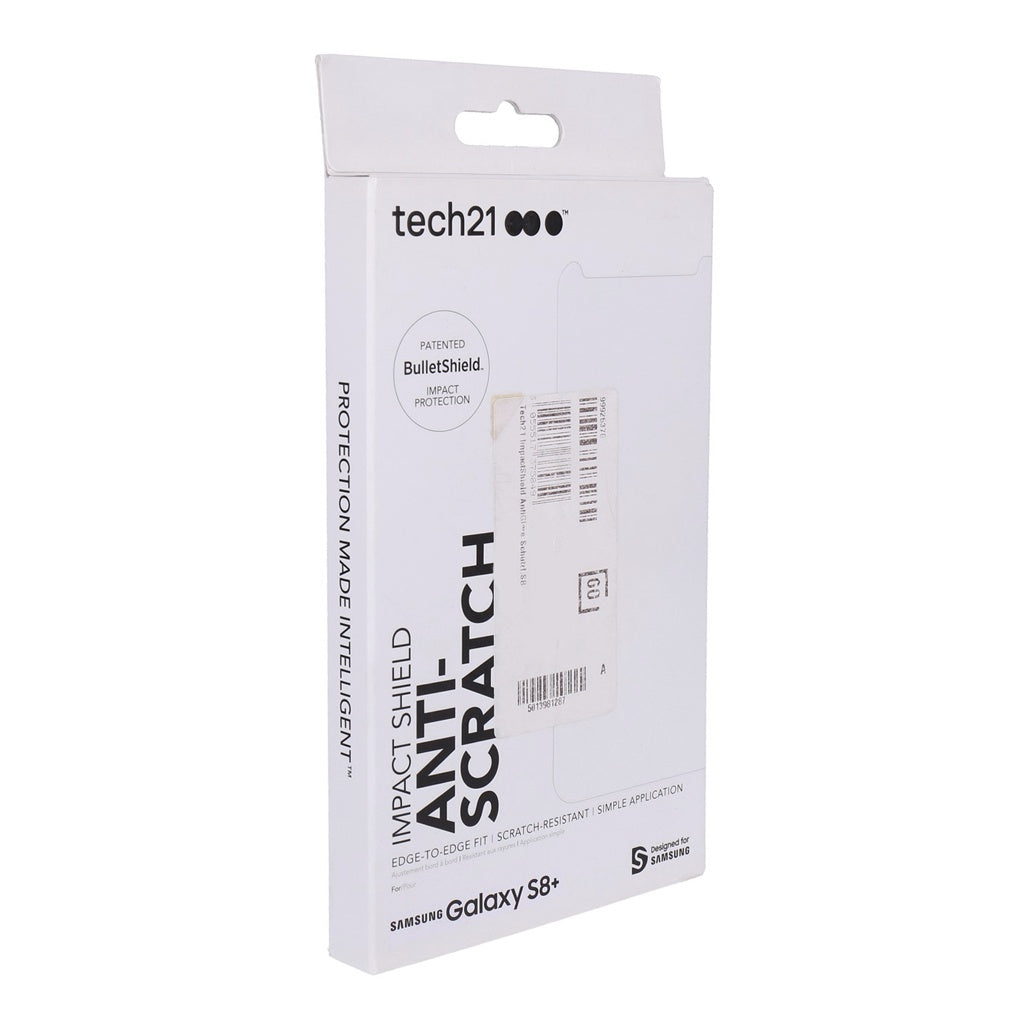 Produktbild Displayschutzfolie - Tech21 Anti-Scratch Displayschutzfolie für Samsung Galaxy S8+ - Transparent