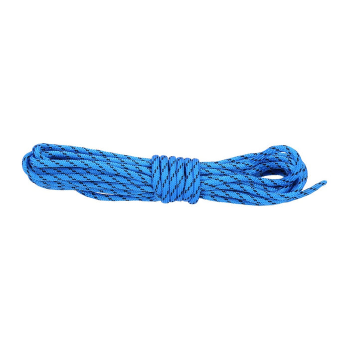 Paracord 550lb Nylon Seil, Abspannseil für Camping Fallschirmschnur, reißfest - 4mm, 249 Kg (5 Meter) Blau #108