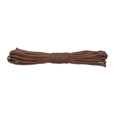 Paracord 550lb Nylon Seil, Abspannseil für Camping Fallschirmschnur reißfest - 4mm, 249 Kg (10 Meter) Braun #211