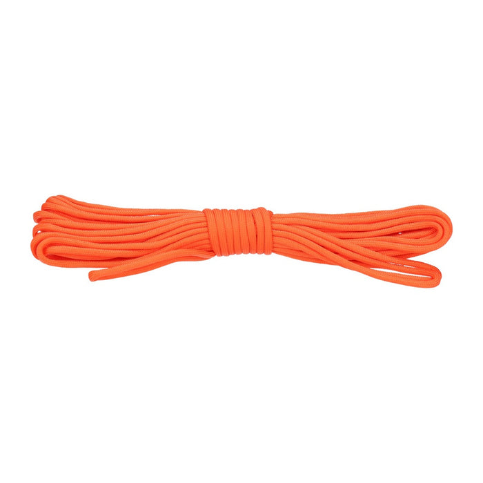 Paracord 550lb Nylon Seil, Abspannseil für Camping Fallschirmschnur reißfest - 4mm, 249 Kg (10 Meter) Orange #200