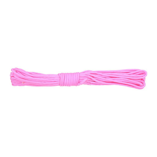 Produktbild Abspannleine - Paracord 550lb Nylon Seil, Abspannseil für Camping Fallschirmschnur reißfest - 4mm, 249 Kg (15 Meter) Pink #163