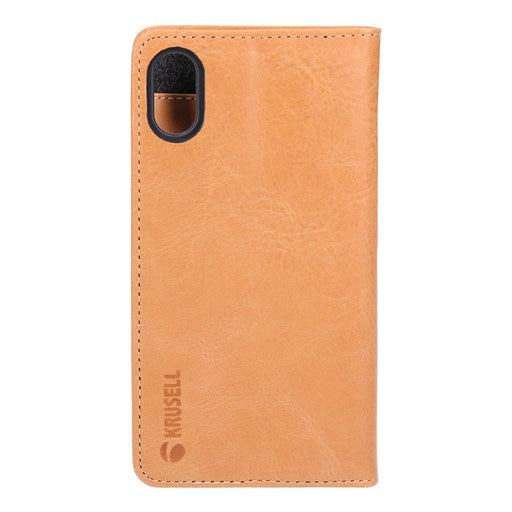 Produktbild Smartphone-Hülle - Krusell SUNNE Wallet für Iphone 5,8" hellbraun aus echtem Leder