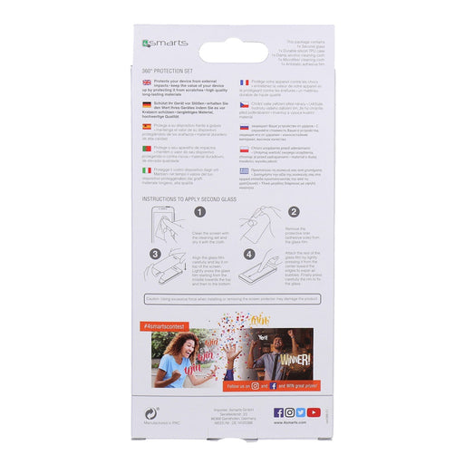 Produktbild Smartphone-Hülle - 4smarts 360° Protection Set Limited Cover für  Samsung Galaxy J6+ transparent