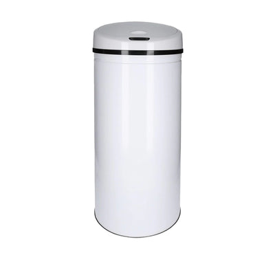 Sensor Mülleimer 50L weiß rund