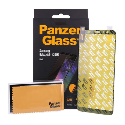 Displayschutzglas für Samsung Galaxy A6 Plus (2018) schwarz