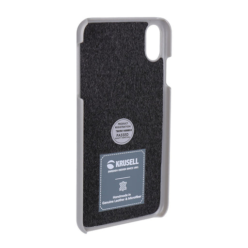 Produktbild Smartphone-Hülle - Krusell Tanum Cover Schutzhülle für Apple iPhone Xs Max in grau