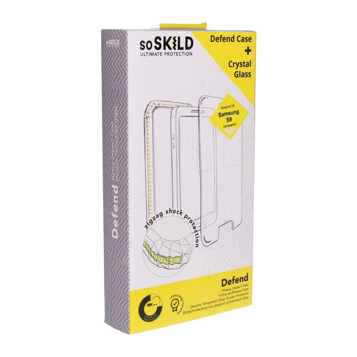 Produktbild Smartphone-Hülle - SoSkild Defend Case TPU Schutzhülle + Displayglas für Samsung Galaxy S9 transparent