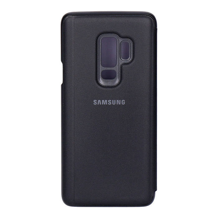 Samsung Clear View Standing Cover für Galaxy S9+ schwarz