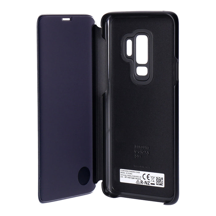 Samsung Clear View Standing Cover für Galaxy S9+ schwarz