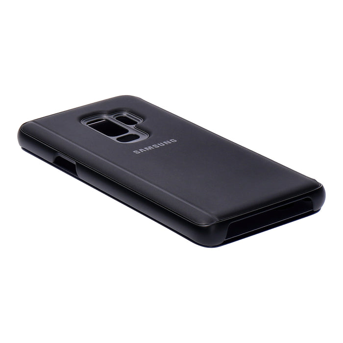 Samsung Clear View Standing Cover für Galaxy S9+ schwarz