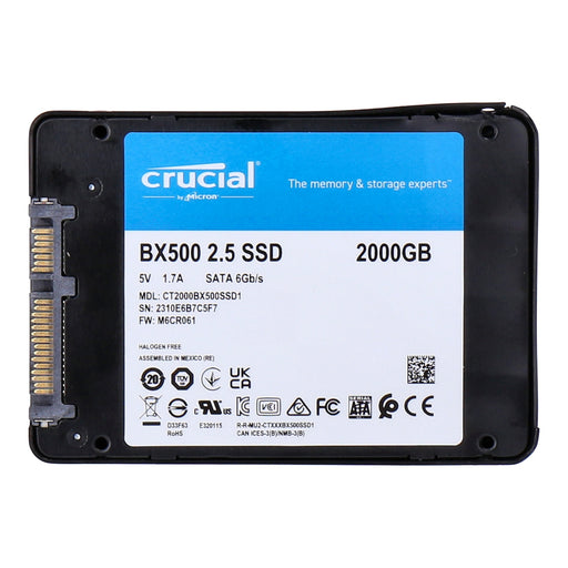 Produktbild interne SSD - Crucial BX500 2,5 Zoll int. Festplatte 2TB