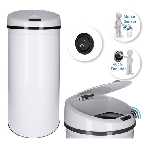 Produktbild Sensor-Mülleimer - TP Sensor Mülleimer 50L weiß rund