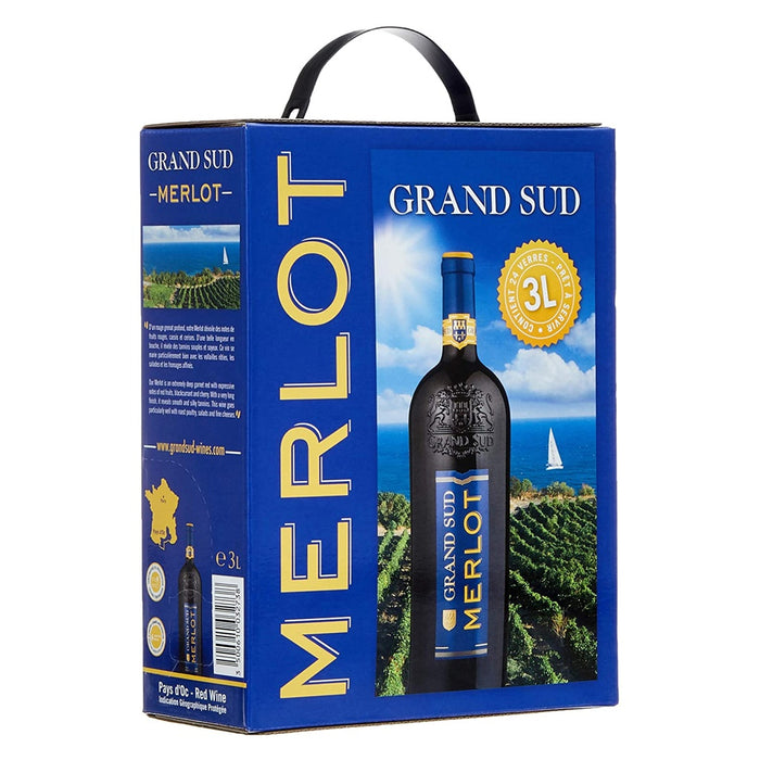 Grand Sud Bag in Box Merlot Trocken 1 x 3 L