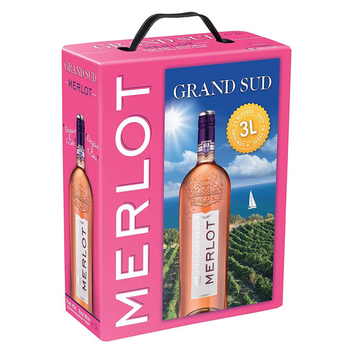 Produktbild Roséwein - Grand Sud Bag in Box Merlot Rose Trocken 1 x 3 L