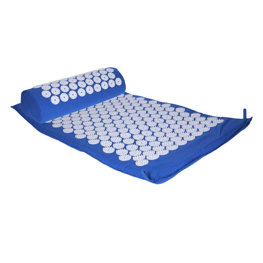 Produktbild Akupressurmatte - TP Akupressurmatte, Set mit Kissen und Tasche Blau Nagelmatte zur Entspannung und Massage, 68 x 42 cm