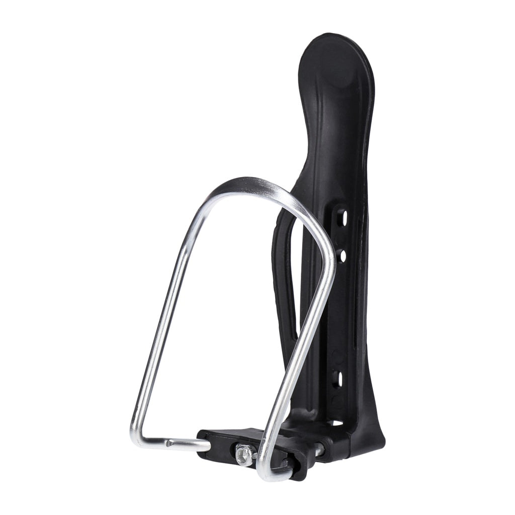 Fahrrad-Flaschenhalter verstellbar Silber