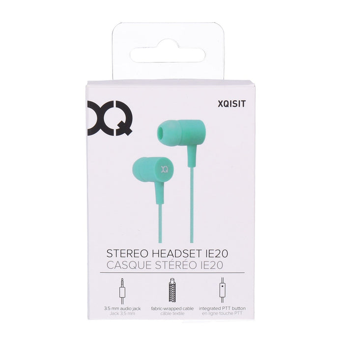 XQISIT iE H20 In-Ear Headset mint