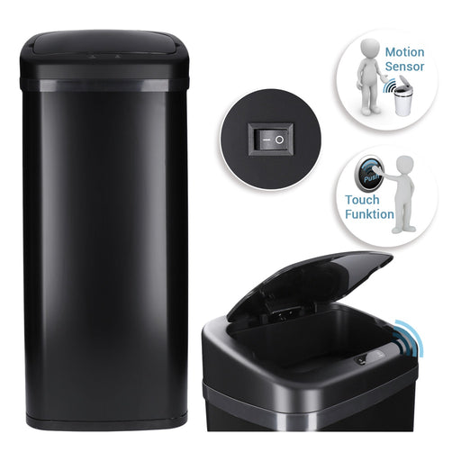 Produktbild Sensor-Mülleimer - TP Sensor Mülleimer 30 L schwarz eckig