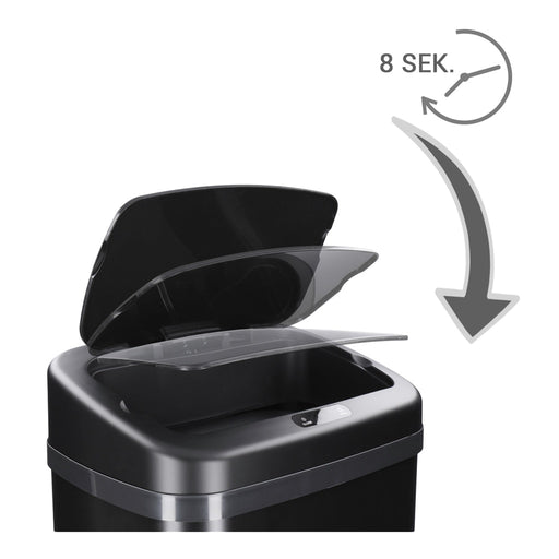 Produktbild Sensor-Mülleimer - TP Sensor Mülleimer 30 L schwarz eckig