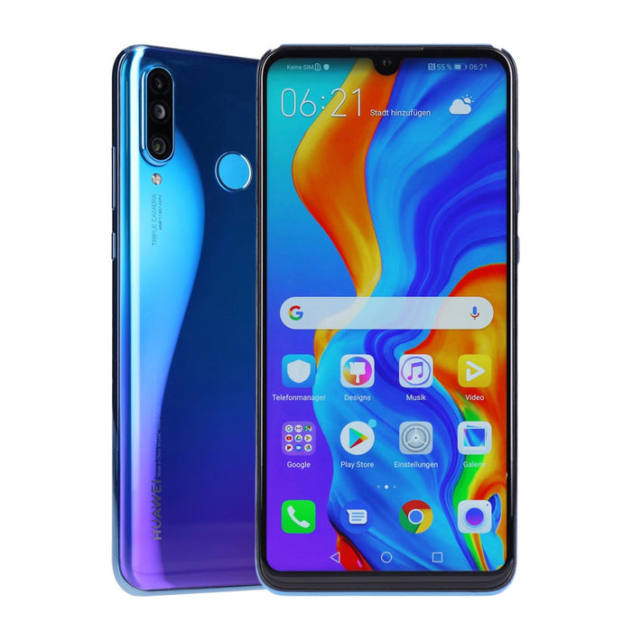 Huawei P30 Lite New Edition Dual-SIM 256GB Peacock Blue