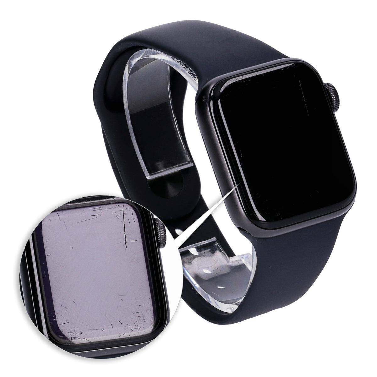 Produktbild Smartwatch - Apple Watch Series 5 40mm GPS + 4G Spacegrau Aluminiumgehäuse Sportarmband schwarz