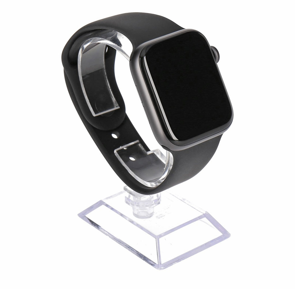 Produktbild Smartwatch - Apple Watch SE 44mm GPS + 4G Spacegrau Aluminiumgehäuse mit Sportarmband Schwarz