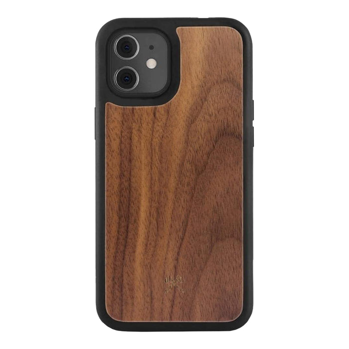 Woodcessories Bumper Case für iPhone 12 Mini Walnuss