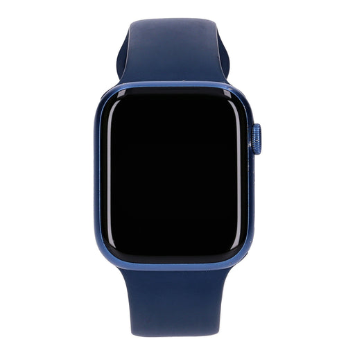 Produktbild Smartwatch - Apple Watch Series 7 45mm GPS Blau Aluminumgehäuse mit Sportarmband Blau