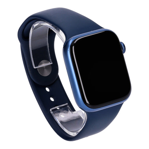 Produktbild Smartwatch - Apple Watch Series 7 45mm GPS Blau Aluminumgehäuse mit Sportarmband Blau