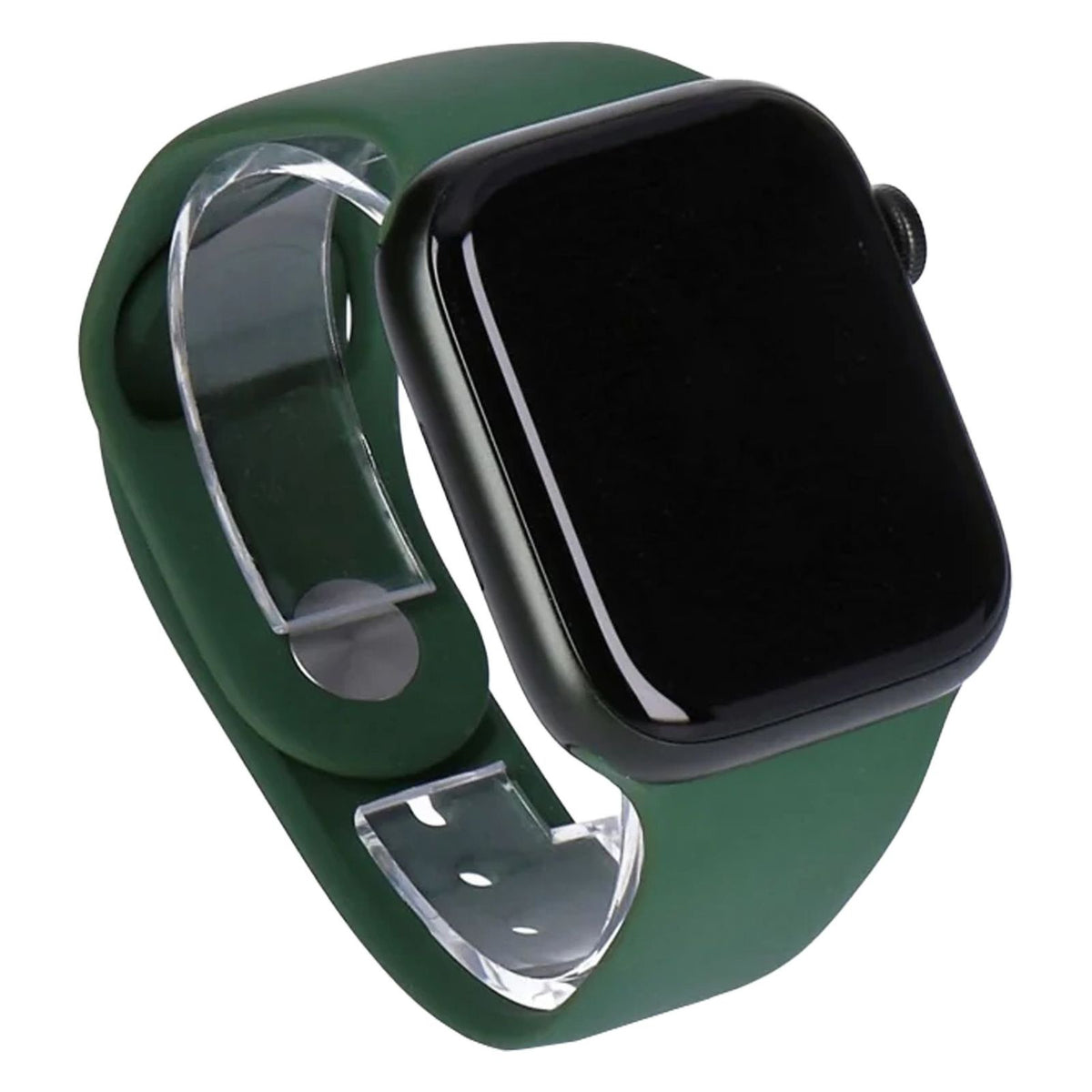 Produktbild Smartwatch - Apple Watch Series 7 45mm GPS Grün Aluminumgehäuse mit Sportarmband Kleeblatt