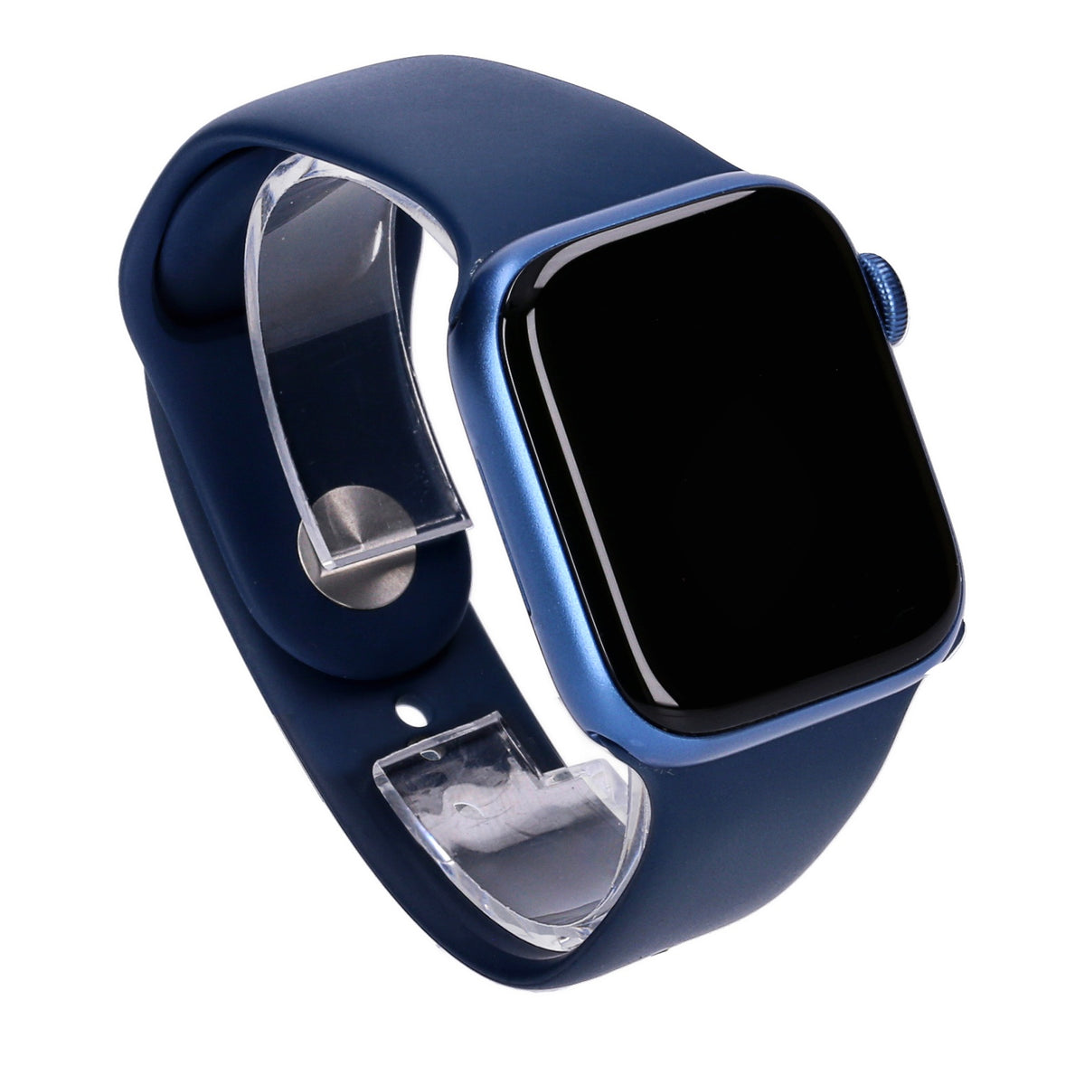 Produktbild Smartwatch - Apple Watch Series 7 41mm GPS Blau Aluminumgehäuse mit Sportarmband Blau