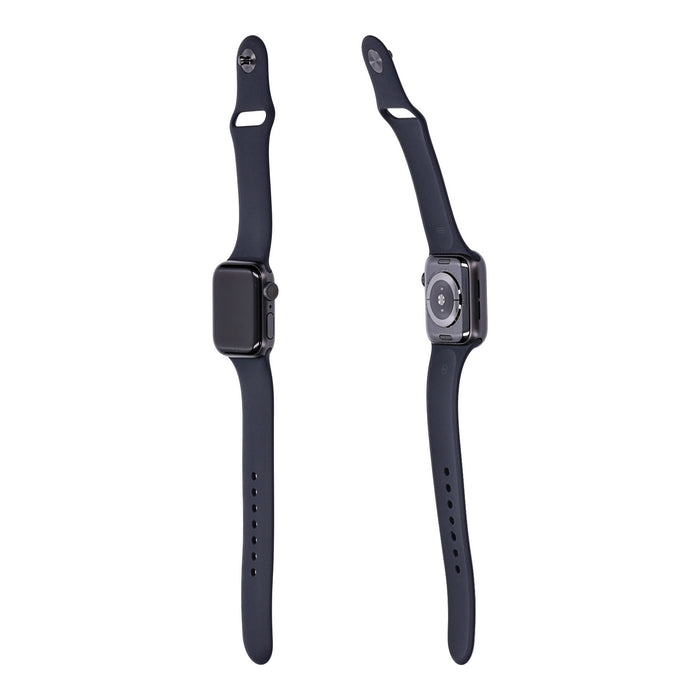 Apple Watch Series 5 40mm GPS Spacegrau Aluminiumgehäuse mit Sportarmband Schwarz