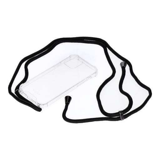 Produktbild Smartphone-Hülle - NOVA Neck Case Transparent / Schwarz passend für Apple iPhone 12/12 Pro