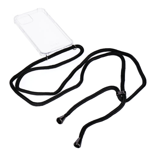 Produktbild Smartphone-Hülle - NOVA Neck Case Transparent / Schwarz passend für Apple iPhone 12/12 Pro