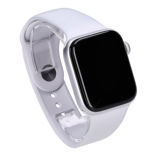 Produktbild Smartwatch - Apple Watch Series 6 44mm GPS + 4G Silber Aluminiumgehäuse mit Sportarmband Weiß