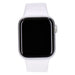 Apple Watch Series 6 40mm GPS + 4G Silber Aluminiumgehäuse mit Sportarmband Weiß