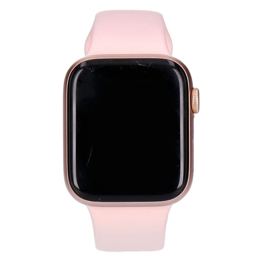 Produktbild Smartwatch - Apple Watch SE 44mm GPS Gold Aluminiumgehäuse mit Sportarmband Pink Sand