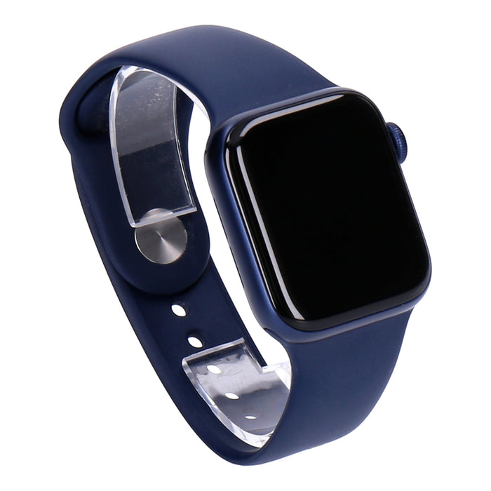 Apple Watch Series 6 40mm GPS + 4G Blau Aluminiumgehäuse mit Sportarmband Deep Navy